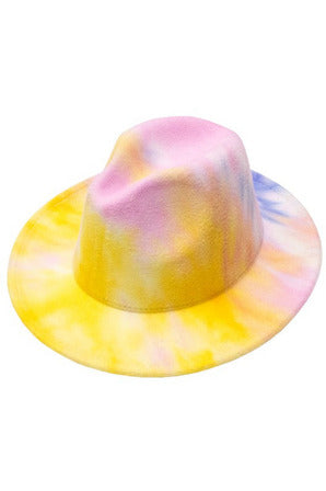 Tie Dye Fly Fedora Hats